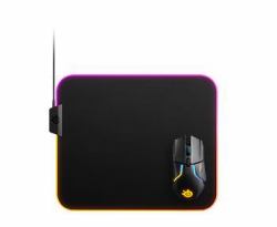 Steelseries QcK Prism Cloth Medium Alfombrilla de ratón para juegos Negro 