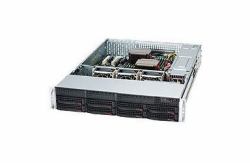 Supermicro SC825TQC-600LPB Estante Negro 600 W 