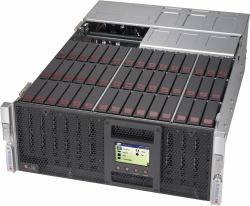 Supermicro SuperChassis 946LE1C-R1K66JBOD chasis de red 4U Negro 
