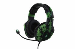 SureFire Skirmish Auriculares Alámbrico Diadema Juego USB tipo A Negro, Camuflaje, Verde 