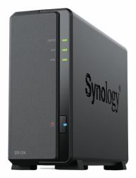 Synology DiskStation DS124 servidor de almacenamiento NAS Escritorio Realtek RTD1619B 1 GB DDR4 0 TB DiskStation Manager Negro 