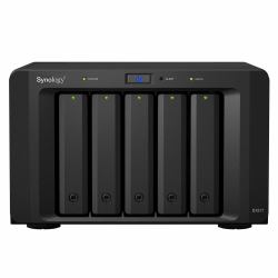 Synology DX517 unidad de disco multiple 0 TB Escritorio Negro 