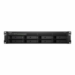 Synology RackStation RS1221RP+ servidor de almacenamiento NAS Bastidor [2U] Ryzen Embedded V1500B 4 GB DDR4 0 TB DiskStation Manager Negro 