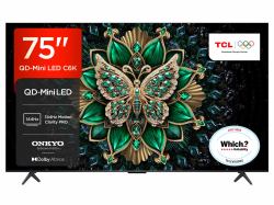 TCL C6K 75C6K-UK Televisor 190,5 cm [75"] 4K Ultra HD Smart TV Wifi 