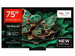 TCL 75C7K-UK Televisor 190,5 cm [75"] 4K Ultra HD Smart TV Wifi Negro 3000 cd / m² 
