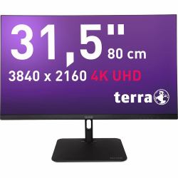 TERRA 3030234 pantalla para PC 80 cm [31.5"] 3840 x 2160 Pixeles 4K Ultra HD LCD Negro 