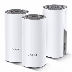 TP-Link Deco E4 [3-pack] Doble banda [2,4 GHz / 5 GHz] Wi-Fi 5 [802.11ac] Blanco, Gris 2 Interno 