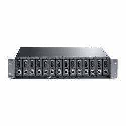 TP-Link TL-FC1420 chasis de red 2U Negro 