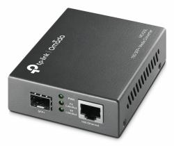 TP-Link Omada MC420L convertidor de medio 10000 Mbit/s Multimodo, Monomodo Negro 