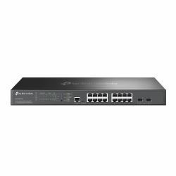 TP-Link Omada SG3218XP-M2 switch Gestionado L2+ 2.5G Ethernet [100/1000/2500] Energía sobre Ethernet [PoE] 1U Negro 