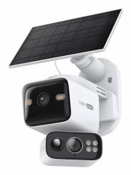TP-Link Tapo Solar-Pow Dual-Lens Pan/Tilt Sec Cam Kit sistema de seguridad inteligente para el hogar 