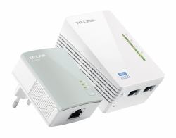 TP-Link TL-WPA4220 KIT adaptador de red PowerLine 300 Mbit/s Ethernet Wifi Blanco 1 pieza[s] 