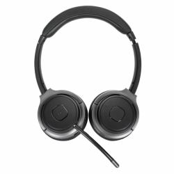 Targus AEH104GL auricular y casco Auriculares Inalámbrico y alámbrico Diadema Llamadas/Música USB Tipo C Bluetooth Negro 