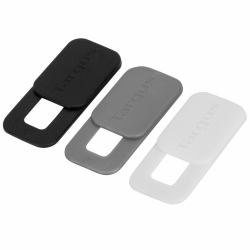 Targus AWH025GL accesorio para cámara web Tapa para webcam Negro, Gris, Blanco 
