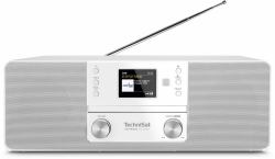 TechniSat 370 CD BT Personal Analógico y digital Blanco 