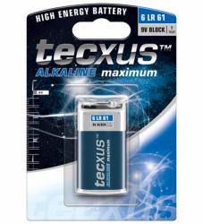 Tecxus 6LR61 1-BL Batería de un solo uso 9V Alcalino 