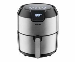 Tefal Easy Fry EY401D Sencillo 4,2 L Independiente 1500 W Freidora de aire caliente Negro, Acero inoxidable 