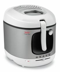 Tefal FR4800 Sencillo Independiente 2100 W Freidora Acero inoxidable, Blanco 