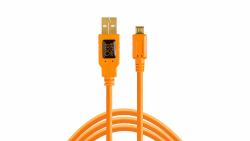 Tether Tools CU5430ORG cable USB USB 2.0 4,6 m USB A Micro-USB B Naranja 