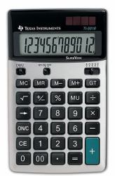 Texas Instruments TI-5018 SV calculadora Escritorio Calculadora básica Negro, Plata 