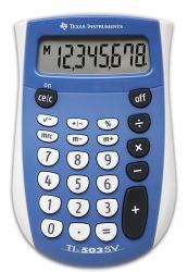 Texas Instruments TI-503 SV calculadora Bolsillo Pantalla de calculadora Azul, Gris 