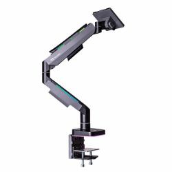 Thermaltake GEA-MSR-SMSBLK-01 soporte para monitor 124,5 cm [49"] Escritorio Negro, Gris 