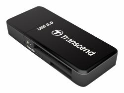 Transcend RDF5 lector de tarjeta USB 3.2 Gen 1 [3.1 Gen 1] Type-A Negro 