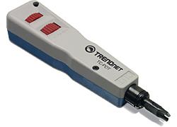 Trendnet TC-PDT Punch Down Tool with 110 and Krone Blade analizador de red Azul, Blanco 