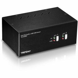 Trendnet TK-240DP interruptor KVM Negro 