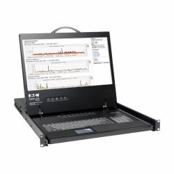 Tripp Lite B040-008-19 KVM de Consola Netcontroller de 8 Puertos De 1U para Instalar en Rack, con LCD de 19" 