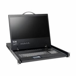 Tripp Lite B040-016-19 KVM de Consola Netcontroller de 16 Puertos De 1U para Instalar en Rack, con LCD de 19" 