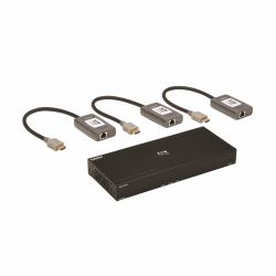 Tripp Lite B127A-004-BHPH3 extensor audio/video Transmisor y receptor de señales AV Negro 