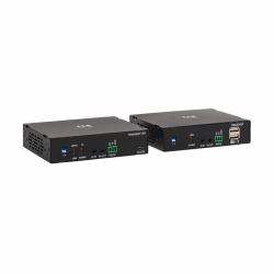 Tripp Lite B127F-1A1-MM-HH Juego Extensor HDMI sobre Fibra, Transmisor Receptor, 4K @ 60 Hz, 4:4:4, RS-232, IR, LC Multimodo, 300 m [985 pies], TAA 