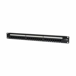Tripp Lite N052-024 Panel de Conexiones Cat5e 110 de 24 Puertos, para Instalación en 1U de Rack 568B, Ethernet RJ45 