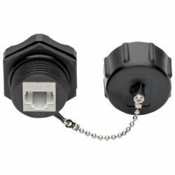 Tripp Lite Conector Keystone Cat6 / Cat5e, RJ45, Blindado, Tapa Contra el Polvo, industrial - 110 de compresión, IP67 