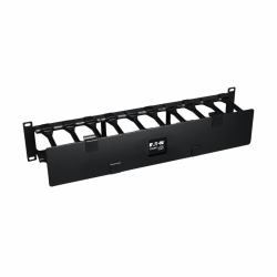 Tripp Lite SRCABLEDUCT2UHD Administrador De Cables Horizontal De 2U De Alta Capacidad [Conducto De Peine Con Tapa De Bisagra Doble] 