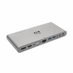 Tripp Lite U442-DOCK4-INT base para portátil y replicador de puertos Alámbrico USB 3.2 Gen 2 [3.1 Gen 2] Type-C Gris 