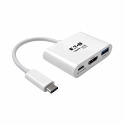 Tripp Lite U444-06N-HU-C base para portátil y replicador de puertos USB 3.2 Gen 1 [3.1 Gen 1] Type-C Blanco 