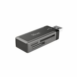Trust 36-in-1 USB2 Mini Cardreader CR-1350p lector de tarjeta USB Blanco 