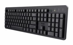 Trust Ody II teclado Oficina RF inalámbrico QWERTY Inglés del Reino Unido Negro  - Versión UK