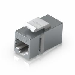 Ubiquiti Pass-through Cat6A keystone - coupler [12-pack] for - connecting pre-terminated Ethernet cables seamlessly. - Warranty: 24M