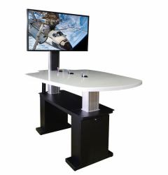 Unicol RHO1 escritorio para ordenador Negro, Blanco 