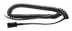 V7 BL-02+P cable telefónico 2 m Negro 