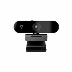 V7 UHD Cámara web - 90 fps - Negro - USB 3.0 - Vídeo 3840 x 2160 - Enfoque automático - Clip, Montaje en trípode - Zoom digital 5x - ePTZ - Seguimiento de IA, Encuadre - Micrófono - Portátil, Monitor 