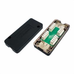 VALUE 21.99.3048 caja de conexiones de red Cat6a Negro 