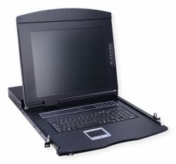 VALUE 26.99.0121 consola de rack 43,2 cm [17"] 1280 x 1024 Pixeles Negro 1U 