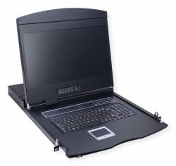 VALUE 26.99.0132 consola de rack 48,3 cm [19"] 1366 x 768 Pixeles Negro 1U 