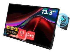 Verbatim 32087 monitor o TV portátil Monitor portátil Negro 33,8 cm [13.3"] 1920 x 1200 Pixeles 