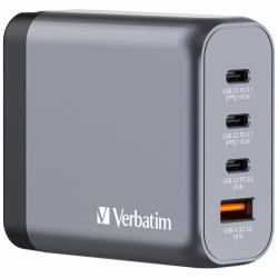 Verbatim GNC-140 Universal Negro, Gris Corriente alterna Carga rápida Interior 