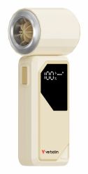 Verbatim Cool 'n' Go AirJet Plata, Blanco Ventilador de mano 